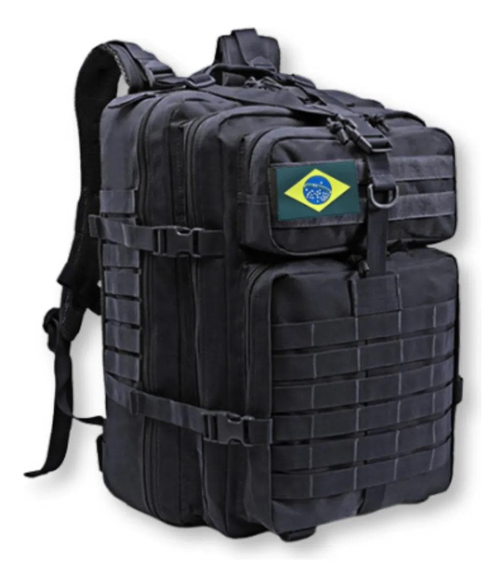 Mochila Tática Grande Resistente 50l Para Viagem Aventura 43% OFF no Pix